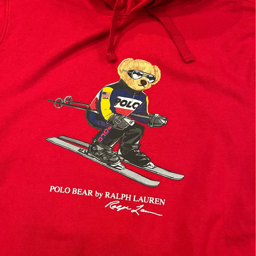 POLO RALPH LAUREN Skiing Polo Bear Hoodie - Picture 2 of 3